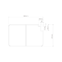 ノーリツ NORITZ 【0CTM106】ふろふた（FA1170GC−W／W）【純正品】