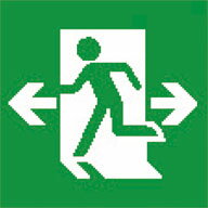 オーデリック 避難口誘導灯用パネル 【OA253505B】【OA 253 505B】【代引決済・後払い決済不可】【純正..