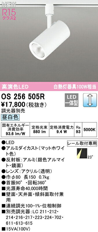 オーデリック スポットライト 【OS256505R】【OS 256 505R】【代引決済・後払い決...