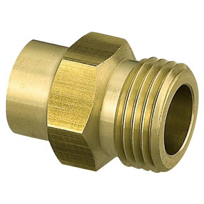 【ゆうパケット】オンダ製作所 ONDA 【OS-285-S】 フレキ接続銅管オスアダプター G1/2×φ15.88 黄銅 認証品