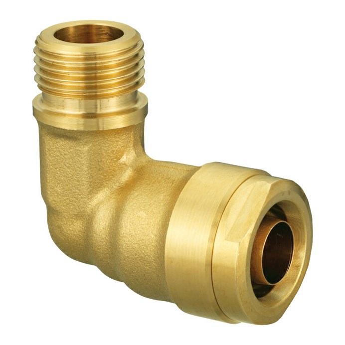 オンダ製作所 ONDA 【WL20C-2020-S】 エルボ平行おねじ G3/4×20A（PB） ダブルロックジョイント 架橋ポリエチレン管 接続