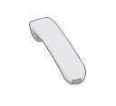 PNLXN1001Z パナソニック Panasonic 受話器(ブラック) ファクス・電話機 パーソナルファクス【純正品】