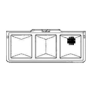 リンナイ Rinnai 017-296-000 リンナイガスファンヒーター部品 エアーフィルター《純正部品》 純正ガスファンヒーター部品 【純正品】