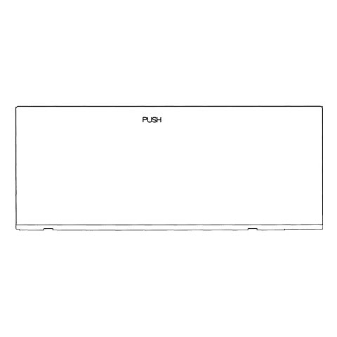 リンナイ Rinnai 098-9262000 コンロ下部飾り 純正部品ビルトインコンロ 純正ビルトインコンロ部品 【純正品】