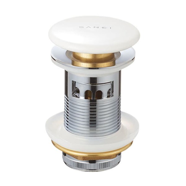 三栄水栓【H3312-32】ポップアップ横穴排水栓 洗面器・手洗器 洗面周辺用品 【純正品】