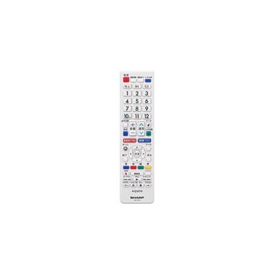 0106380483 シャープ[SHARP] シャープ　液晶テレビ用　リモコン＜ホワイト系＞（01...
