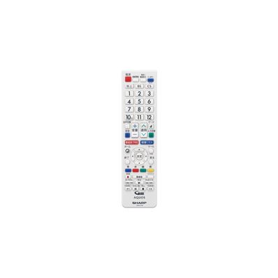 0106380513 シャープ[SHARP] シャープ　液晶テレビ用　リモコン＜ホワイト系＞対応する製品一覧LC-19K40-W、LC-22K40-W、LC-24K40-Wご不在時の商品配達のご連絡のため、電話番号はなるべく携帯電話の番号を入力してください。