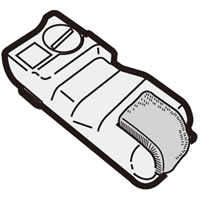 【2171102574】 シャープ SHARP ブラシカバー(左) 掃除機 別売オプション品 【純正品】