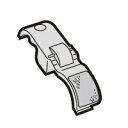 【2171102808】 シャープ SHARP ブラシカバーB 掃除機 別売オプション品 【純正品】