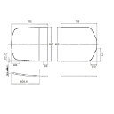【EKKS7JKAA22W】TOTO トイレ・キッチン・浴室・洗面所 風呂ふた 1650FC用2枚蓋セット 部品 1650FC用2枚蓋セット TOTO トイレ・...