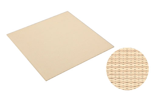 大建工業[DAIKEN] 床材 【YQ5003-2】＜03アイボリー（乳白色×白茶色）＞ 880×880mm 彩園（さいえん） 畳風床材 ここち和座 敷き込みタイプ 2枚入り [自分でかんたん施工、DIY] [新品]【純正品】