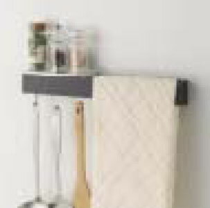 タカラスタンダード 小物置きS＋フック＋タオルハンガー 【MGAKコモノトレー15S(W)＋MGAKフックS(W)＋M..