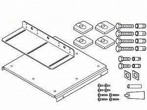 パナソニック エコキュート貯湯ユニット その他部材 耐震固定金具セット【AD-3303DA2】【純正品】 パナソニック エコキュート貯湯ユニット その他部材 耐震固定金具セット【AD-3303DA2】【純正品】