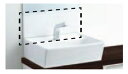 【BB-AU1】 LIXIL・リクシル トイレ手洗 オプション バックパネル 【BBAU1】 納期1週 INAX【純正品】(3)