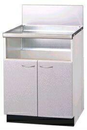 ガスコンロ ビルトインコンロ 収納庫 リンナイ システムアップキャビネット UKC-602F1 [フッ素コート扉・奥行550mm対応]【純正品】