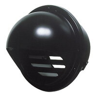 【VB-RG100A-K】 ベンテック ダクト用エクステリア部材 アルミ製丸形パイプフード(ガラリ付) 【メーカ..