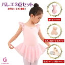 【ポイント10倍】 バレエ 3点セット レオタード + バレエタイツ + バレエシューズ かわいい 初心者 スターター セット キッズ 子供 人気 お得 おすす...