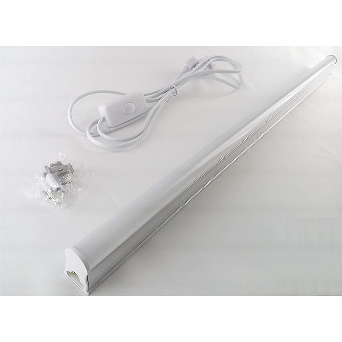 どこでも蛍光灯（60cm型）器具一体型 LED蛍光灯 昼白色 電源コード付き キッチンにも（CTG-171）