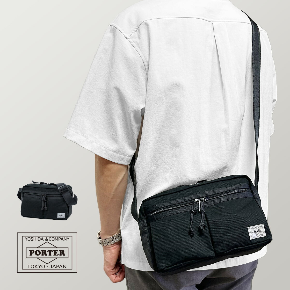 ポーター スイッチ ショルダーバッグ(S) 874-19674 吉田カバン PORTER メンズ レディース 斜めがけ 肩..