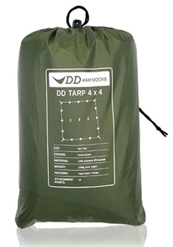 版 DDタープ DD Tarp 4x4 - Forest green (Limited Edition) フォレストグリーン リミッテドエディション 4mx4mの使いやすい正方形の防水タープ 耐水性 3000mm 並行輸入品