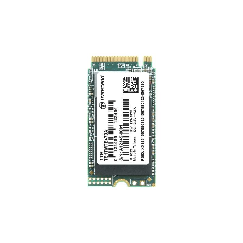 Transcend 業務用/産業用組込向け M.2 2242 PCIe Gen3x4 M-Key 3K PEサイクル 3D TLC NAND採用 高耐久 3年