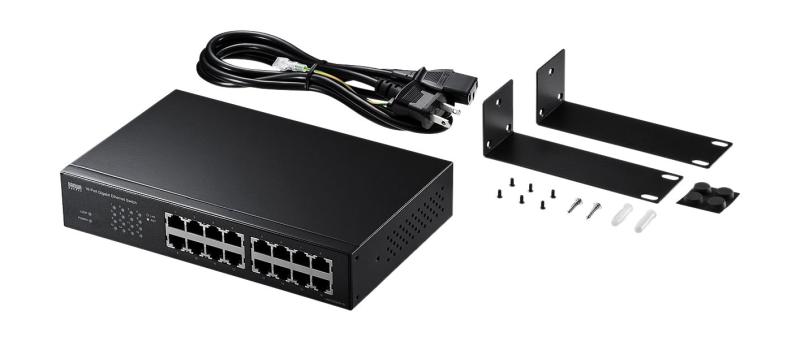 サンワサプライ Giga対応スイッチングハブ ループ検知機能つき