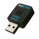 NESDR Nano 2 極小ブラックRTL-SDR USBセット（RTL2832U R820T2） 超低位相ノイズ0.5PPM TCXO＆MCXアンテナ付き。 ソフトウェア無線 DVB-TおよびADS-B互換 ESDセーフ