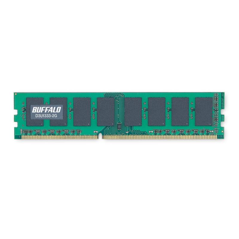 BUFFALO PC3-10600(DDR3-1333)対応 240Pin用 DDR3 SDRAM DIMM 2GB D3U1333-2G