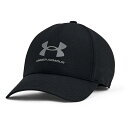 Under Armour Men's Iso-Chill Armourvent Fitted Cap , Black (001)/Pitch Gray , La...