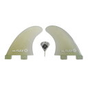 FLEX Fin FCS対応フィン Clear S Rear Side Fin 2枚セット Glass Fiber Fl-S-CLR-2