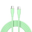 USB Type C ケーブル 柔らかいシリコン制 SLEIJAOOE【60W PD急速充電】 絡まない 断線防止 タイプC & タイプC(Type-C)ケーブルスマートフォン・タブレット・ゲーム機等Type-C 機器対応(2)