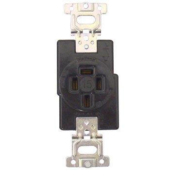 パナソニック(Panasonic) 接地3P15A 埋込コンセント ブラック WF1415BK(3)