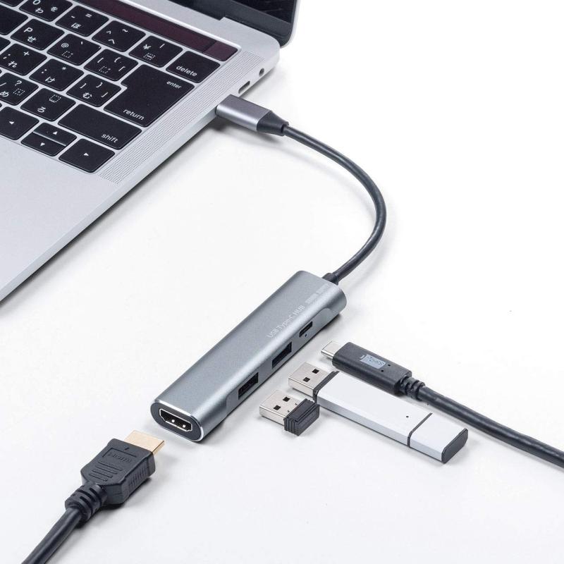 T_CNg Type-C hbLOXe[V USB-C nu HDMI 4Ko 400-HUB