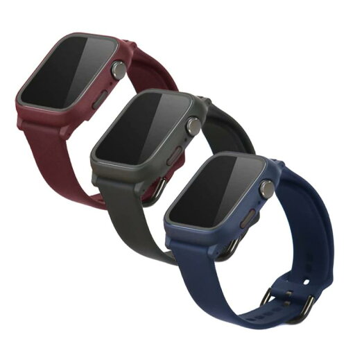Apple Watch アップルウォッチ 4 ・ 5 ・ 6 ・ SE 用 ガラスケース一体型シリコンバンド 44mm 40mm (40mm, ネイビー) Apple Watch アップルウォッチ 4 ・ 5 ・ 6 ・ SE 用 ガラスケース一体型シリコンバンド 44mm 40mm (40mm, ネイビー)