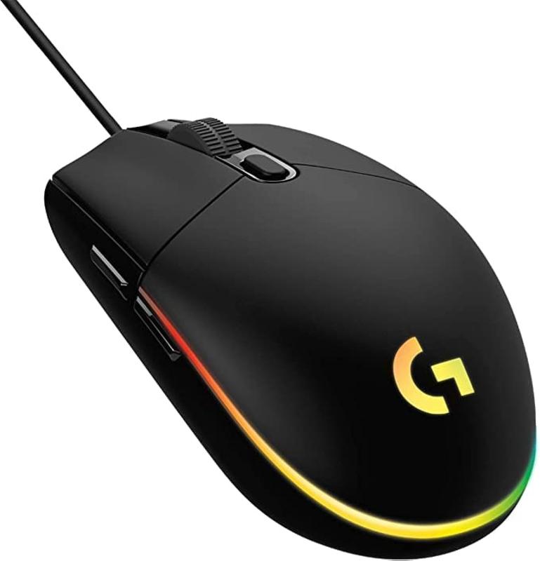 Logitech G ゲーミングマウス 有線 G102 LIGHTSYNC RGB 6個プログラムボタン 85g軽量 G102-BK （Logitech G102 IC PRODIGY 後継機）【海外モデル】