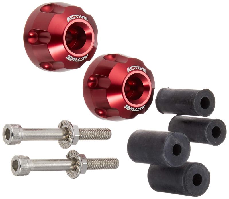 アクティブ(ACTIVE) アルミバーエンド リボルバー レッド φ33-L22.5 60800232