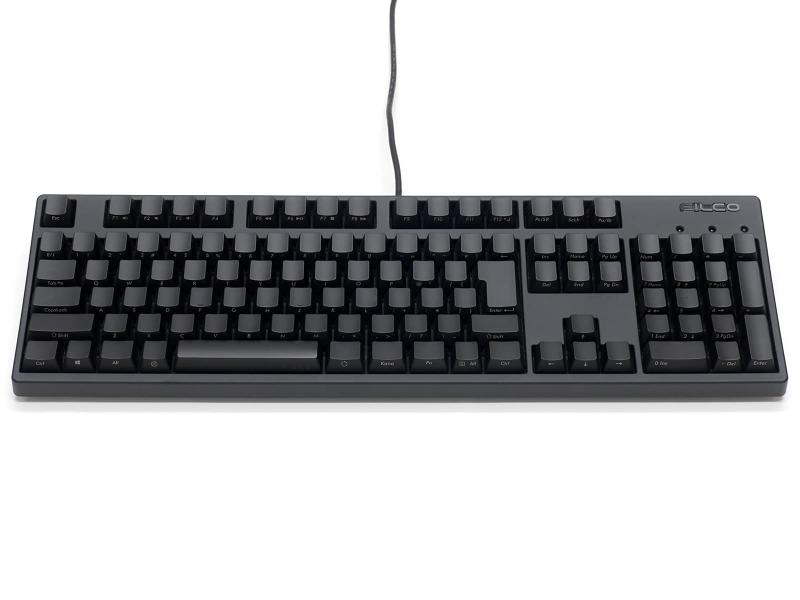 FILCO Majestouch 3 BLACK フルサイズ PBTキーキャップ 日本語配列かなナシ キー前面刻印 CHERRY MX静音赤軸 Nキーロールオーバー アサギキープラー付 マットブラック FKBN108MPS/NFMB3-AKP