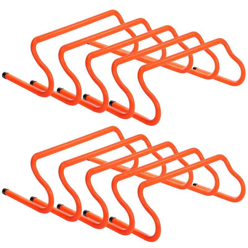 GHB ミニハードル 10個セット 取り外し可能で持ち運びやすい 野球 サッカー テニス バスケットボールなどのトレーニング 俊敏性や瞬発力 陸上競技 初心者 軽量 (10個セット)
