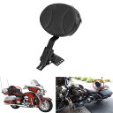 Yoothi 互換品 ハーレー ツーリング Road King/Street Glide/Road Glide/Electra Glide1997-2020 バック レスト オートバイ シーシーバー バックレスト ハーレー 背もたれ ドライバー ライダー