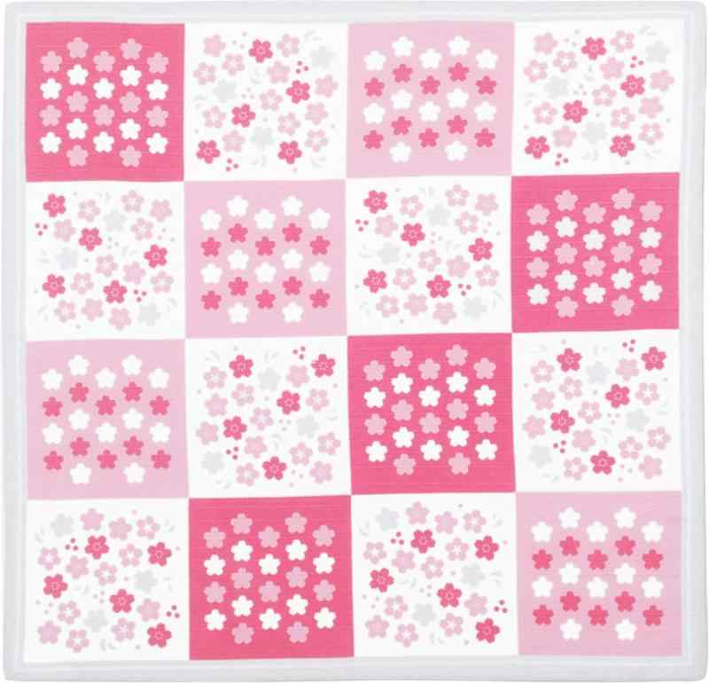 Miyamoto-Towel 宮本 日本製 風呂敷 おかみさんの小風呂敷 50×50cm 小桜市松 30041