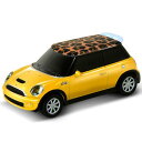 オートドライブ USBメモリー Mini Cooper S イエロー Leopard Pattern 16GB(2)
