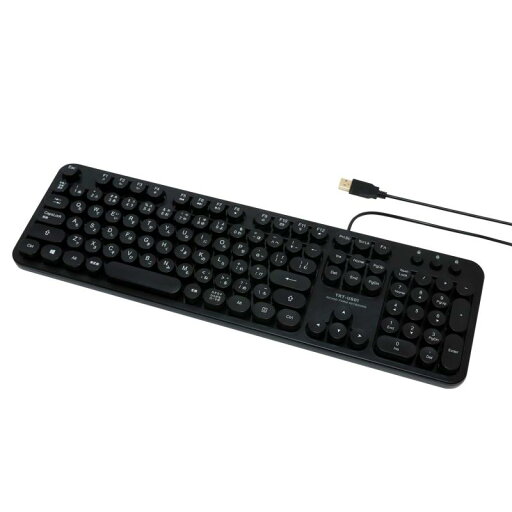 ミヨシ MCO レトロ風デザインUSBキーボード ミヨシ MCO レトロ風デザインUSBキーボード