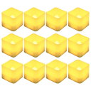 Ramlom キャンドルライト LEDキャンドル 12個セット 電池ろうそく 暖白色 ティーライト 波形 無香料 安全 お盆/ハロウィーン/クリスマス/パーティー/結婚式/誕生日/部屋飾り/雰囲気作り