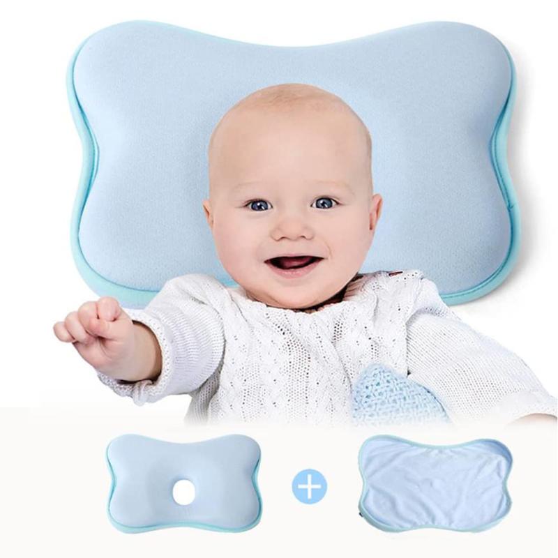 ベビーまくら ベビー枕 綿100% 新生児〜3歳向け 赤ちゃん枕 頭の形が良くなる 向き癖防止枕 絶壁頭 斜頭 変形 猫背 寝姿を矯正 出産祝い汗とり 快眠 低反発ピロー 寝ハゲ対策 通気まくら プ