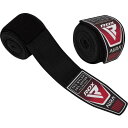RDX バンテージ AURA+シリーズ ボクシング キックボクシング ムエタイ 格闘技 MMA スパーリング 総合格闘技 ジム トレーニング 練習 (4.5m, ブラック)