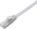 エレコム LANケーブル 2m ツメが折れない スーパーフラット CAT6 LD-GFT/WH(3)