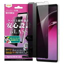 RT-RXP10M5F-BSPG Xperia 10V ガラスフィルム 防埃 10H 180° 覗き(3)