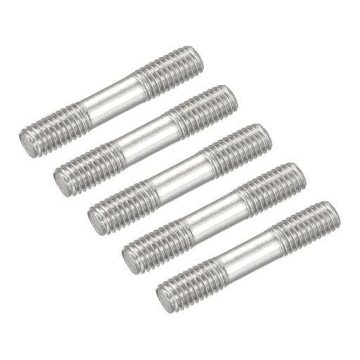 METALLIXITY 両端のスタッドネジ 両端ねじ スタッドボルト M5ねじ 30mm長さ 5本 304ステンレス鋼 家庭修理用 METALLIXITY 両端のスタッドネジ 両端ねじ スタッドボルト M5ねじ 30mm長さ 5本 304ステンレス鋼 家庭修理用