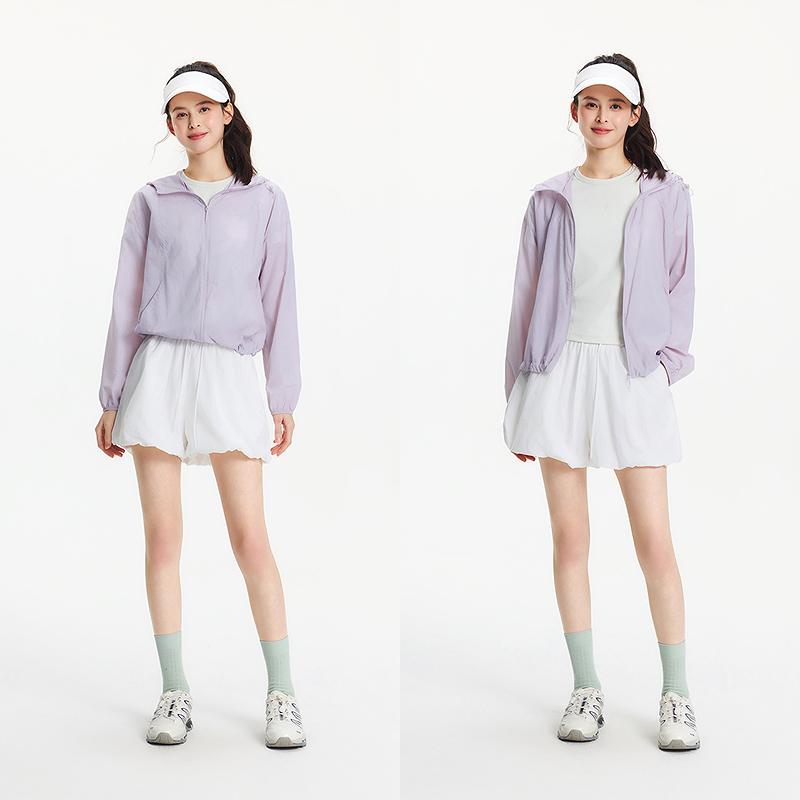 レディース 女性用 夏用 アウター ジャケット ブルゾン パーカー フード付き ゆったり リラックスフィット 細見え スタイルアップ UVカット 日焼け防止 接触冷感 ひんやり 羽織り