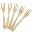 ホワイトハウス 木製 パスタフォーク 5本セット 長さ193ミリ(3)